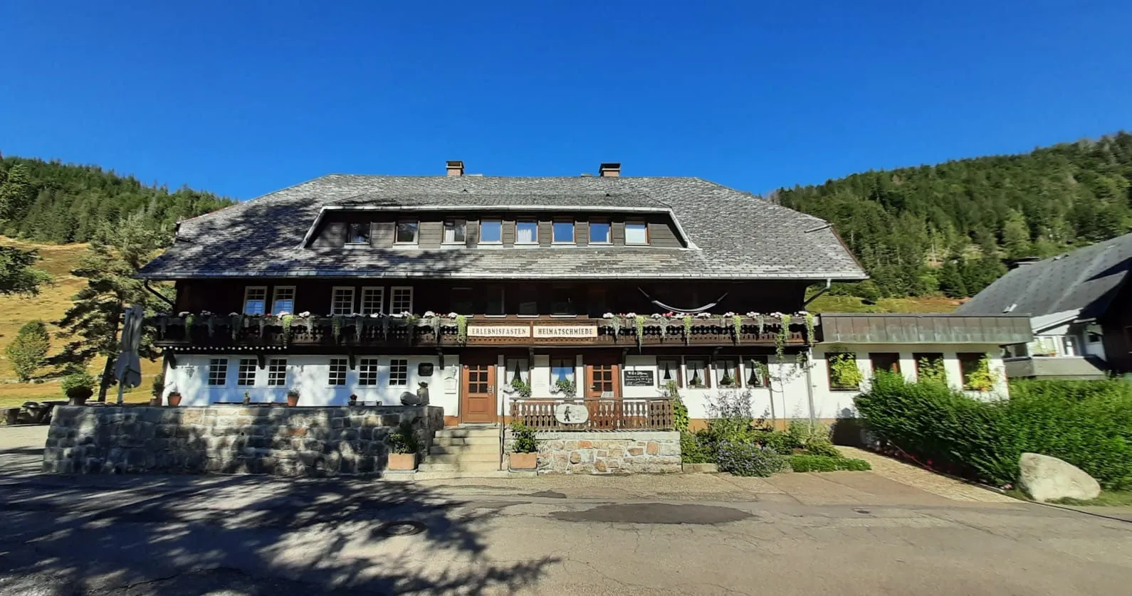 Ankunft an der Heimatschmiede in Menzenschwand